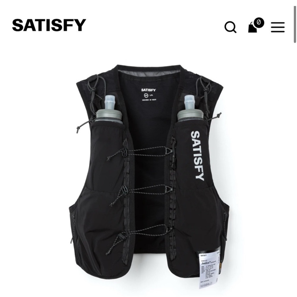 Black Running Vest